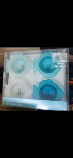 DEI Fish Votives Set of 4