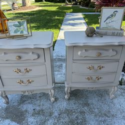 Beautiful Solid Wood French Provincial Nightstands. Delivery Available 