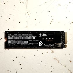 WD Black SN750 1TB NVMe M.2 SSD