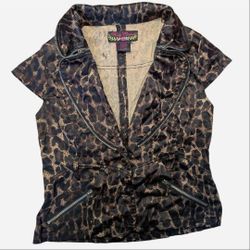 Leopard Print Top/vest