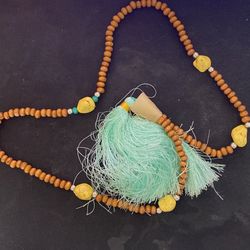 Handmade Necklace (5x White Turquoise)