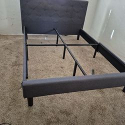 Queen Bed Frame In Good Condition Has Memory Foam As Well If Needed