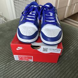 Nike Dunk Low Purple& White – With Box