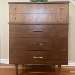 Refinished MCM dresser / chest -- Great shape, beautiful wood!

