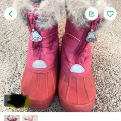 $12 Price Firm Girls Size (1) Snow Boots 