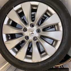 2015 Honda Accord Factory Rims With Used Tires For Sale
