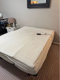 Queen mattress and frame