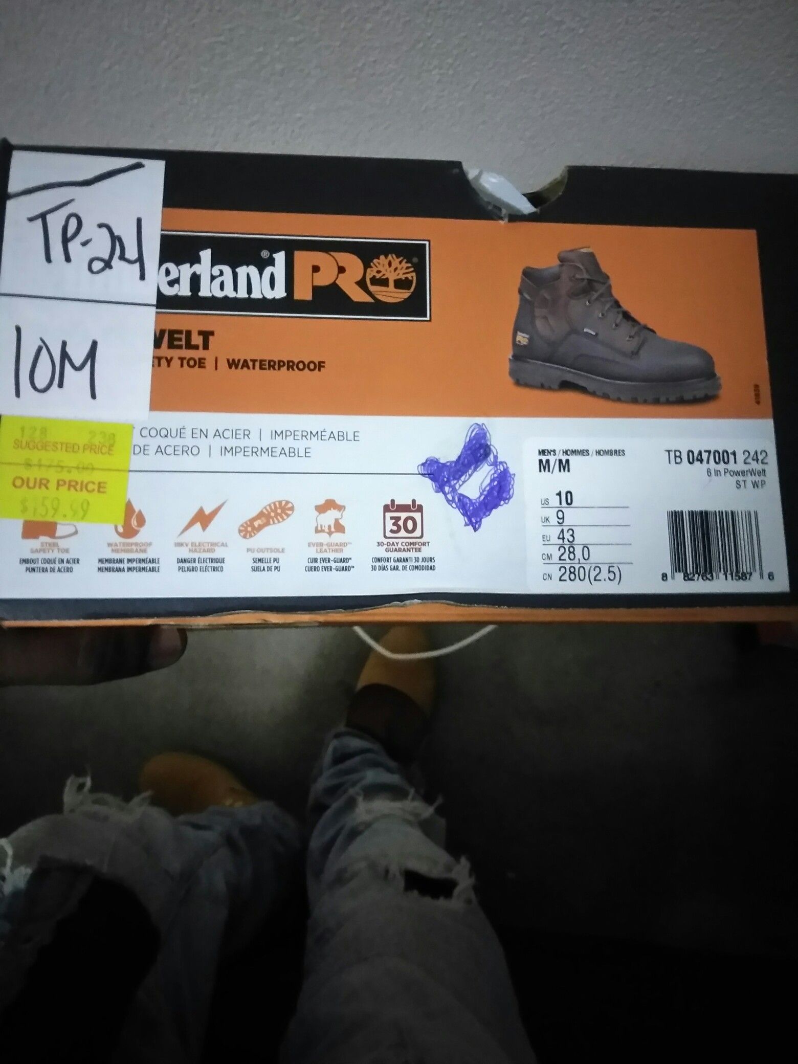 Timberland outdoor work boots, steel toe, scuff proof,shank proof,water proof, Thermo resistance