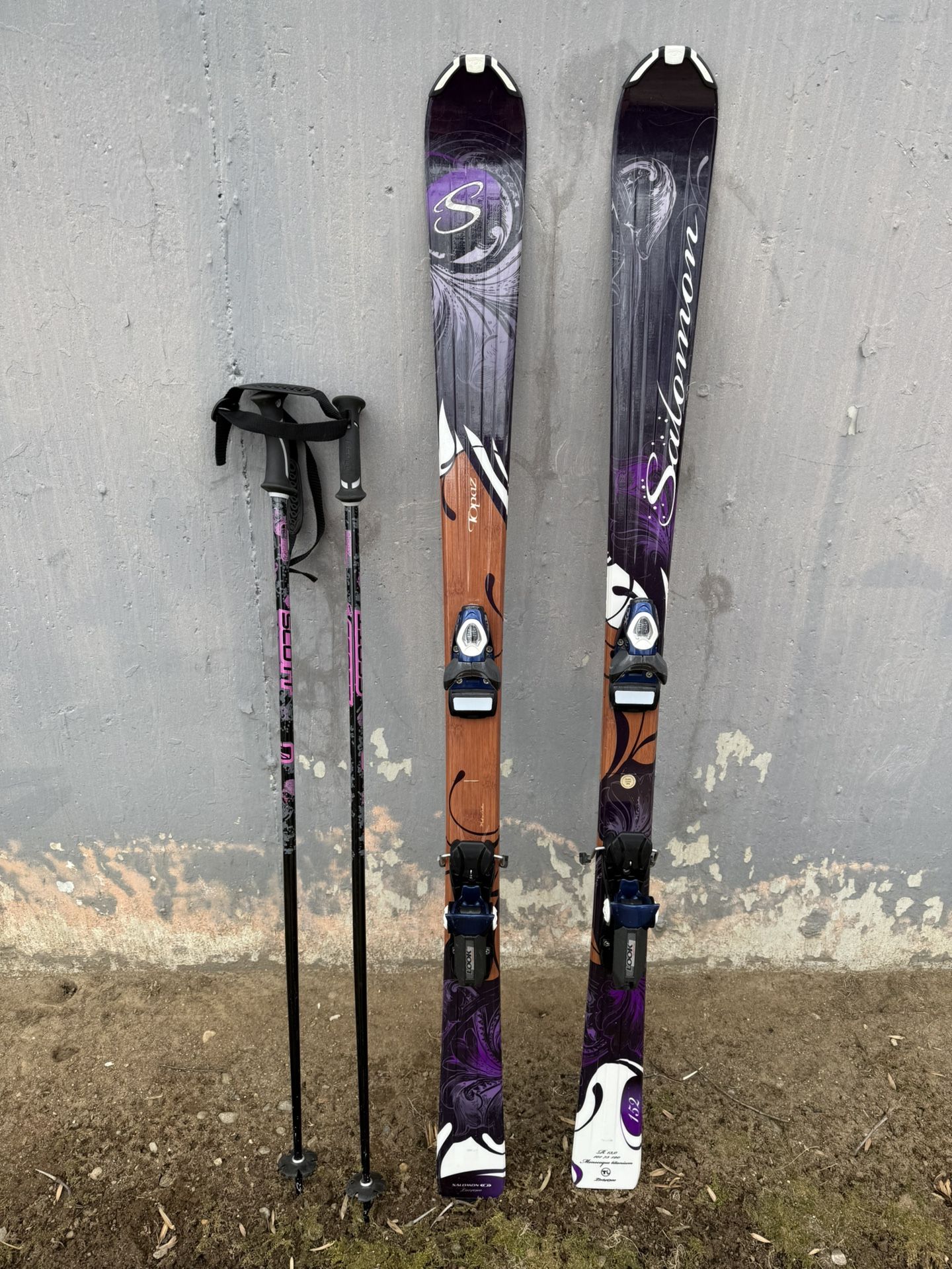 Salomon Topaz Monoque Titanium Skis
