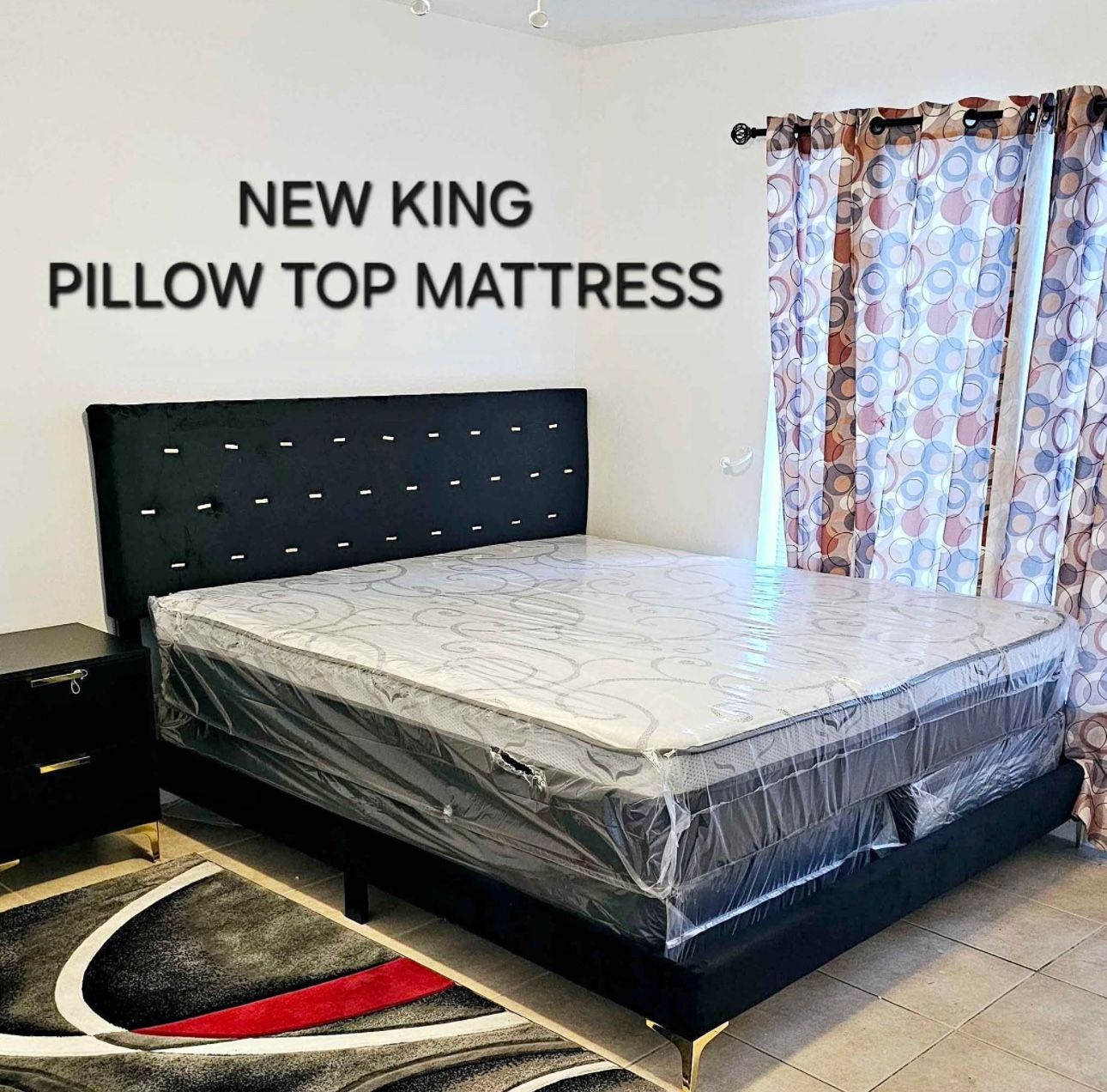 New King/ Queen Pillow Top Mattresses- Shop Now Pay Later $39 Down 