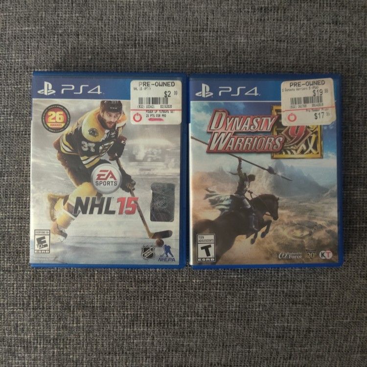 Dynasty Warriors 9 & NHL2k15
