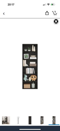Furinno Jaya 6-Tier Bookcase (New)