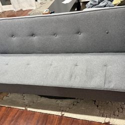 Heather Gray Couch Futon Day Bed 2-3 Person $80