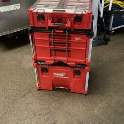 Milwaukee 3 Toolboxes