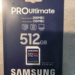 Samsung - Pro Ultimate 512GB SDXC Memory Card