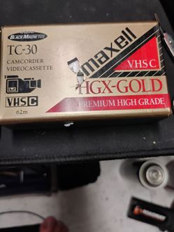 Maxell HGX-GOLD VHS C TC-30