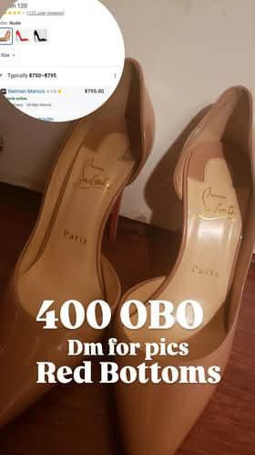 Authentic Christian Louboutin Red Bottom High Heels