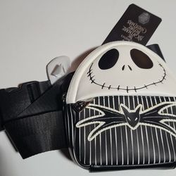 Loungefly Nightmare Before Christmas Jackskelington Wristlet And Fanny Belt NEW WITH TAGS  
