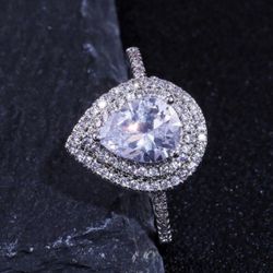 White Topaz Ring