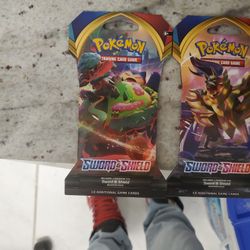 10 Packs Of Pokemon Sword And Sheild 