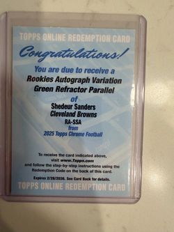 Shedeur sanders auto