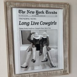 Custom Framed Western Print
