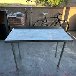 Stainless steel table