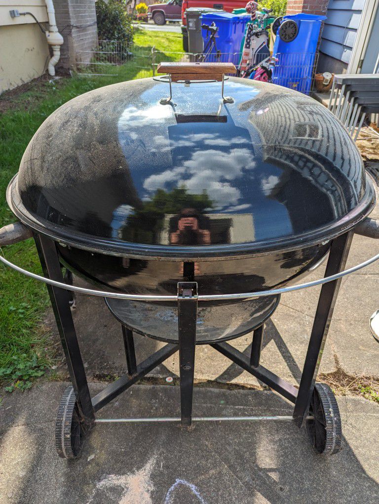 Weber 37 Inch King Rancher Charcoal BBQ Grill 
