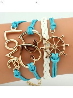 Love leather bracelet