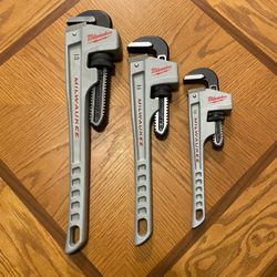 Milwaukee Aluminum Pipe Wrench Set 