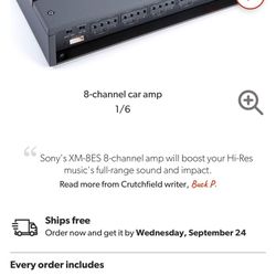 Sony 8 Chanel Voice Amp