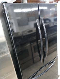 KitchenAid glossy black french door refrigerator - Free delivery