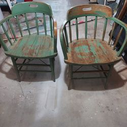 2 Antique Chairs $75 Obo