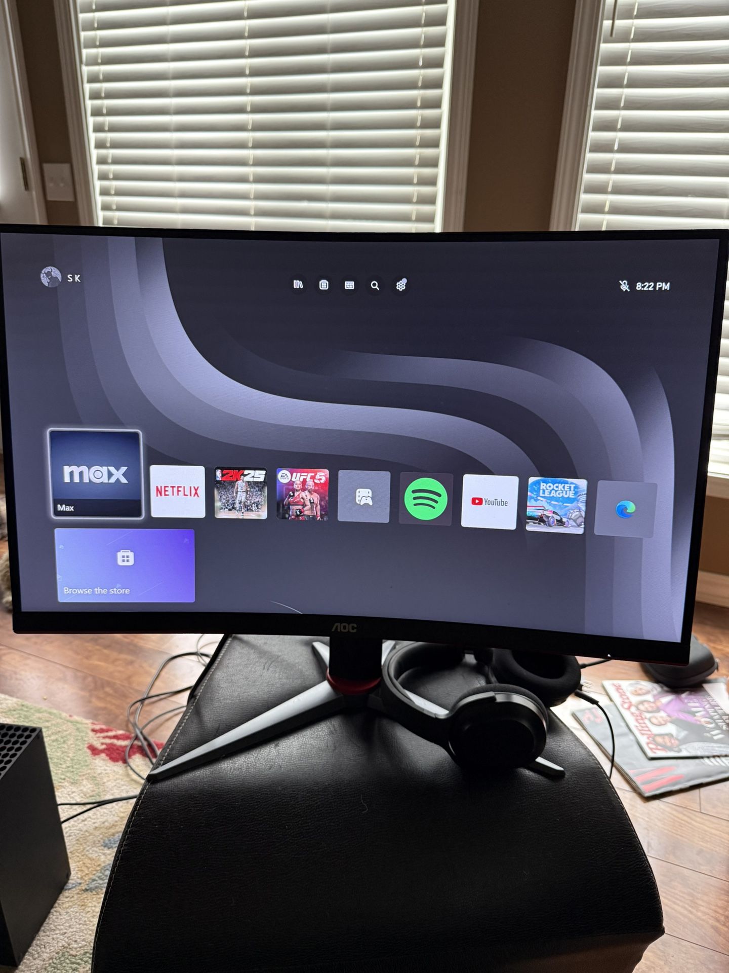 Xbox Series X With Monitor