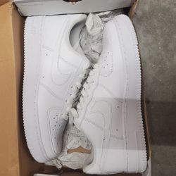 Nike Air Force 1 White Sz 10 W