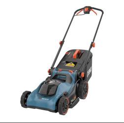 SENIX 40V 17" Cordless Electric Lawn Mower + 2 Batteries & Charger