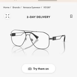 Authentic Versace men’s 1287 glasses frames