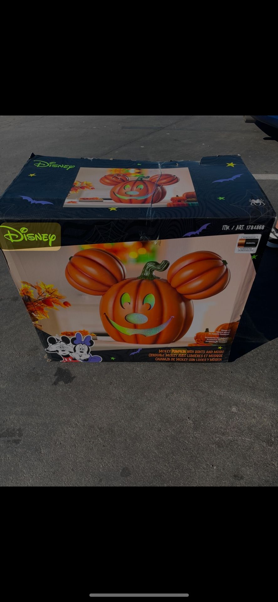 Mickey Mouse Pumpkin Lights Up And Musical 