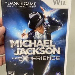 Nintendo Wii Michael Jackson: The Experience Video Game for sale $85 OBO. Tested