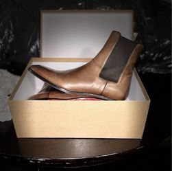 Louboutin chelsea men’s boots leather