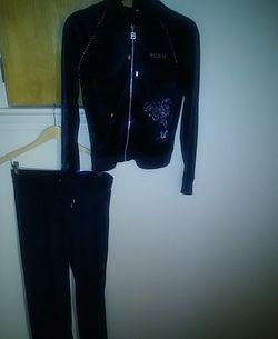 Bcbg velour outfit