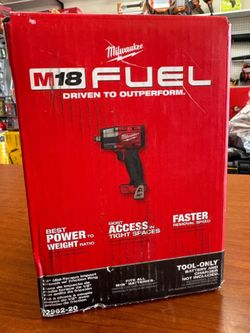 Milwaukee new 1/2" mid impact wrench fuel