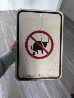 Metal No Bull Shit Sign 