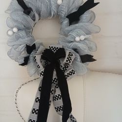 Grey And Black Wreath