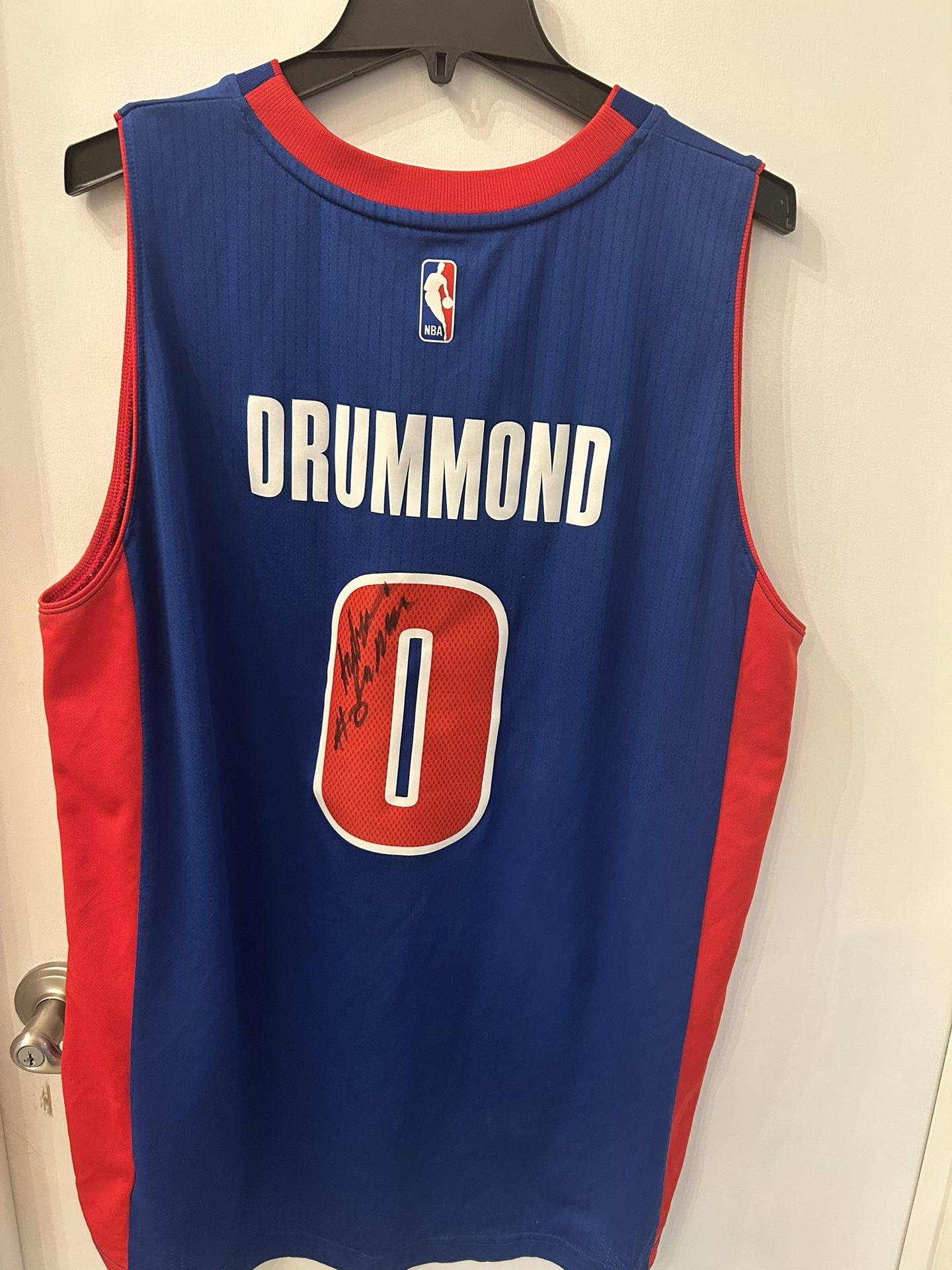 Detroit Pistons Andre Drummond Signed Jersey
