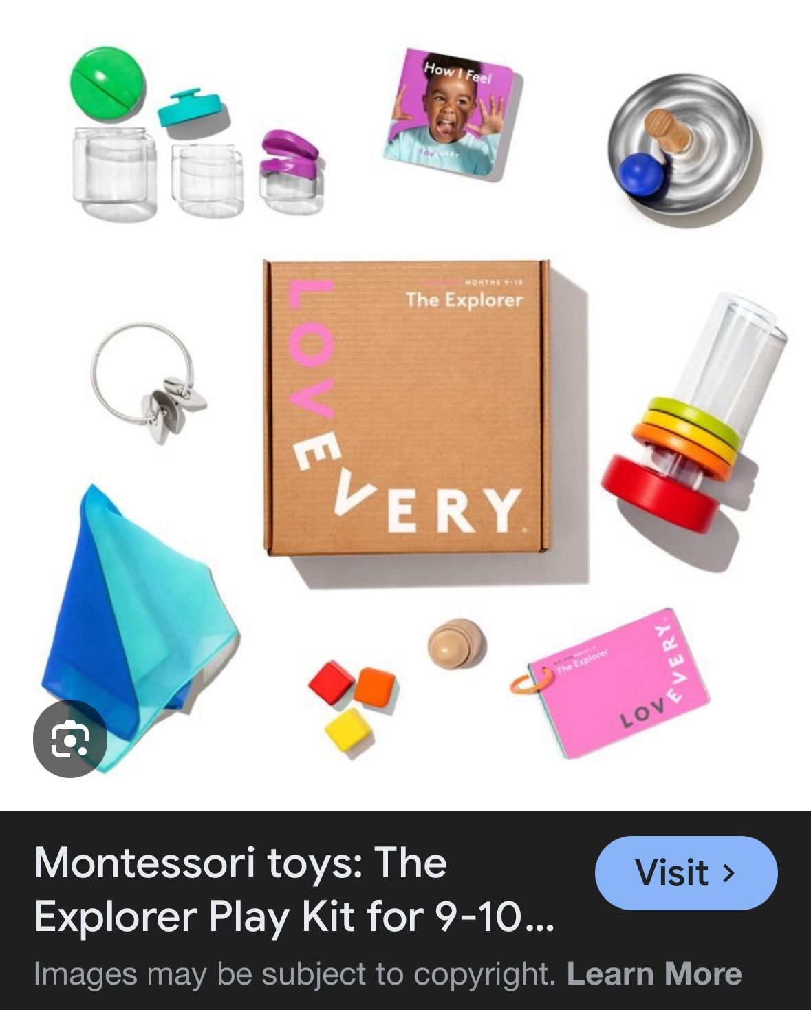 Complete Lovevery “The Explorer” Play kit
