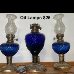 Vintage Kerosene Lamps