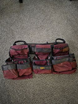 CLC Tool Belt with Multiple Pouches