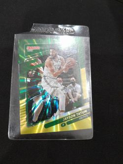 Jayson Tatum Donruss Basketball Card