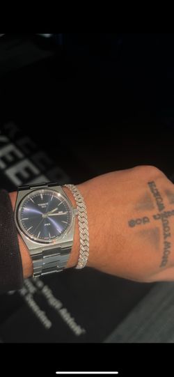 14k 7mm cuban bracelet natural Vs1 diamonds 3.66ct